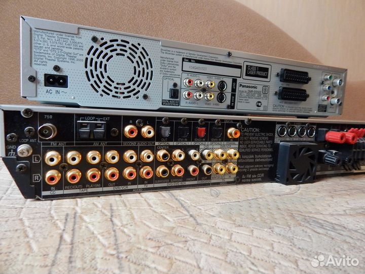 Ресивер и проигрыватель CD-DVD Panasonic