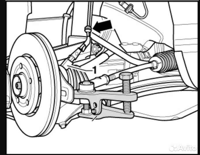 Съёмник шаровых и наконечников satra