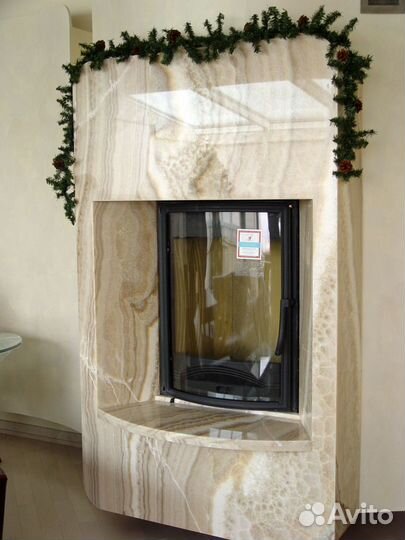 Камины из натурального камня