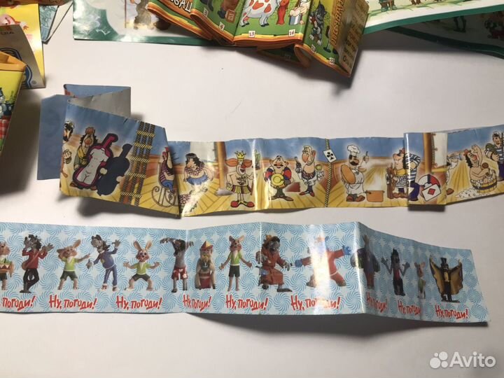 Вкладыши Ландрин Петрушка Киндер