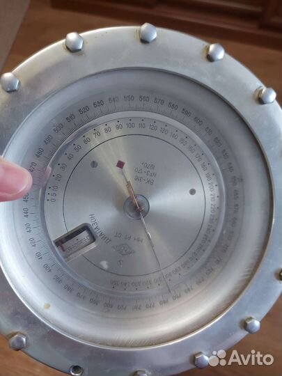 Барометр анероид. Период СССР