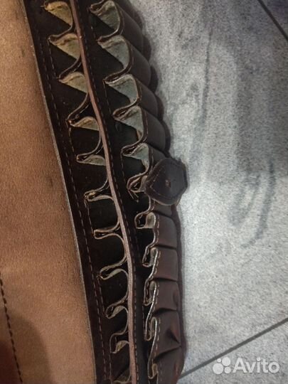 Патронташ кожа 12 калибр