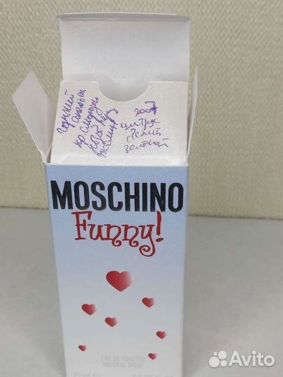 Туалетная вода женская moschino Funny