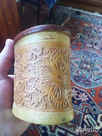 Резная коробочка из бересты