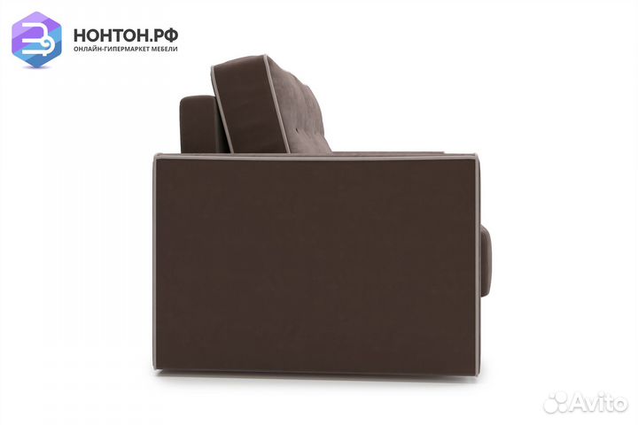 Диван еврокнижка Леон коричневый