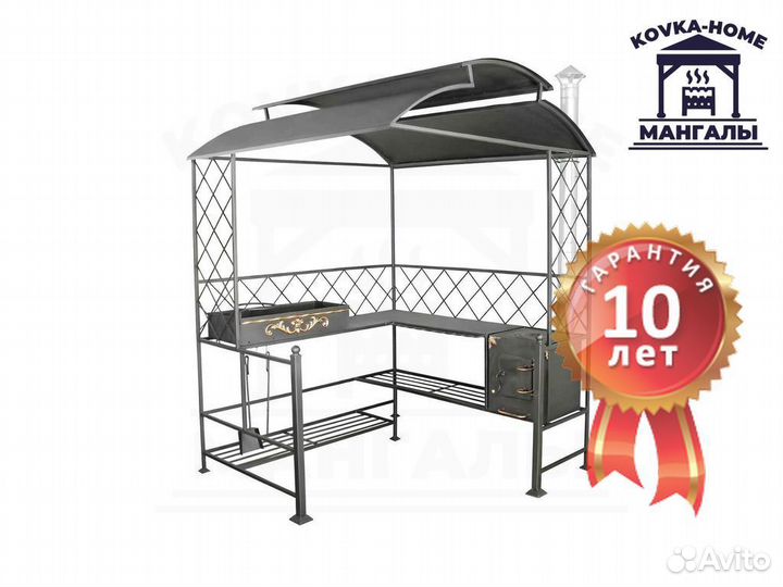 Беседка с мангалом