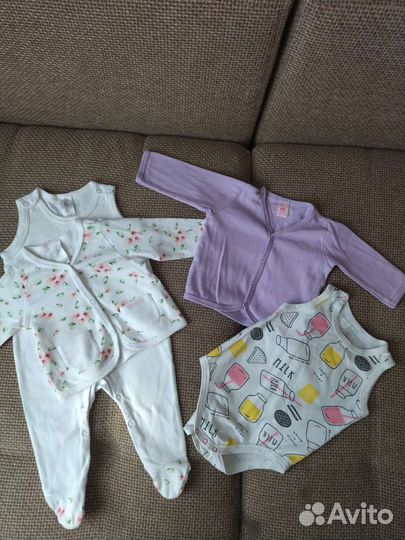 Вещи пакетом для девочки 68-74