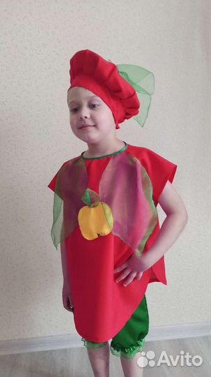 Костюмы овощей и фруктов прокат
