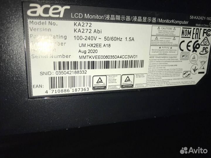 Acer KA272 Abi