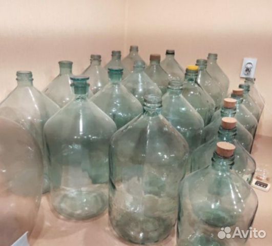 Бутылки и баллоны стеклянные различных литров объявление продам