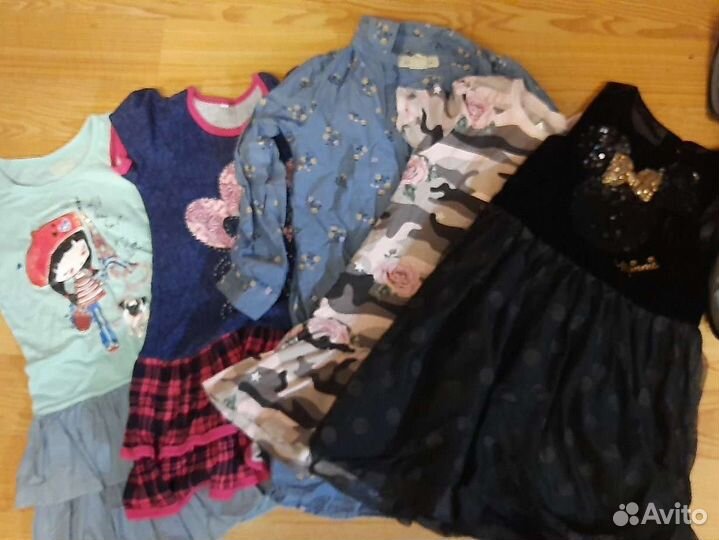 Вещи пакетом на девочку 116 122