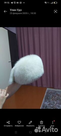 Шапка норковая женская