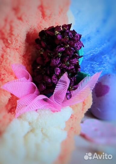 Мягкая игрушка из плюшевой пряжи Лиса