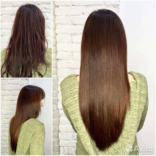 Кератиновое выпрямление волос