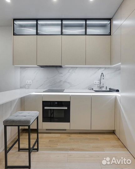 Кухня с подсветкой на заказ