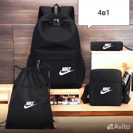 Новый рюкзак для мальчиков 4 в 1