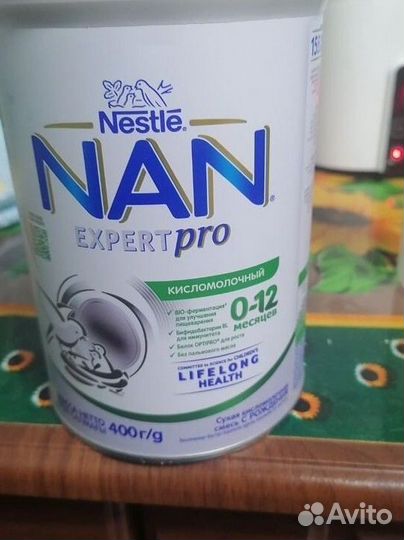 Смесь нан кисломолочная 0 12