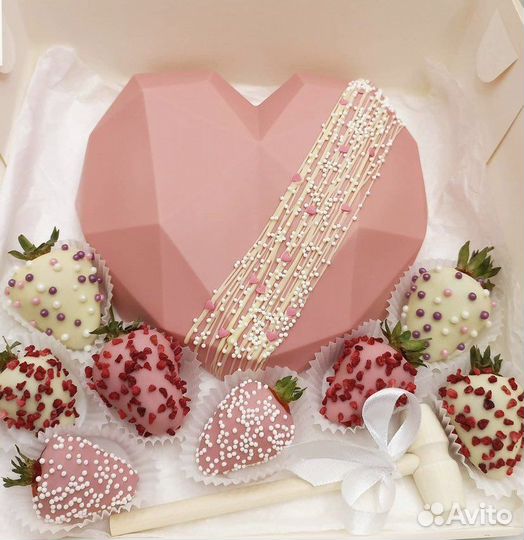 Шоколадное сердце с сюрпризом