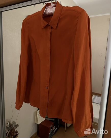 Massimo Dutti рубашка шелк