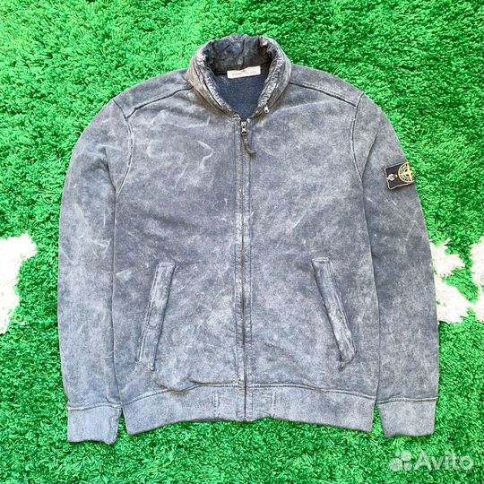 Худи Stone Island Zip Hoodie Frost Dyed
