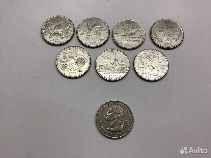 Монеты США. Цена за весь комплект