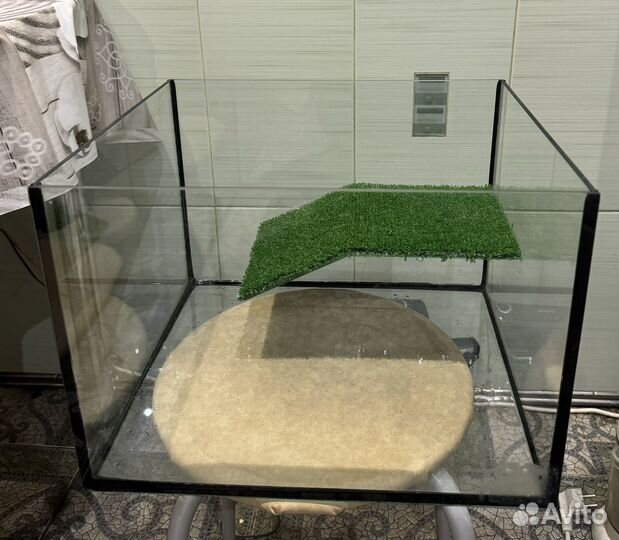 Акватеррариум для красноухой черепахи