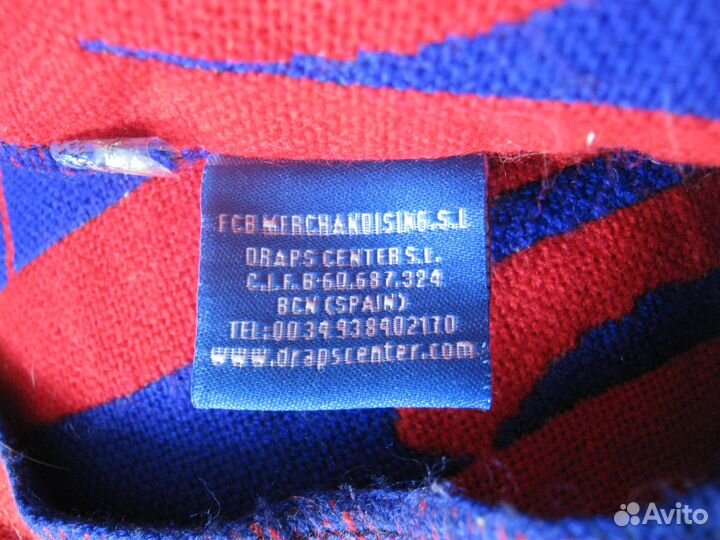 Шарф хоккейного болельщика FC Barcelona