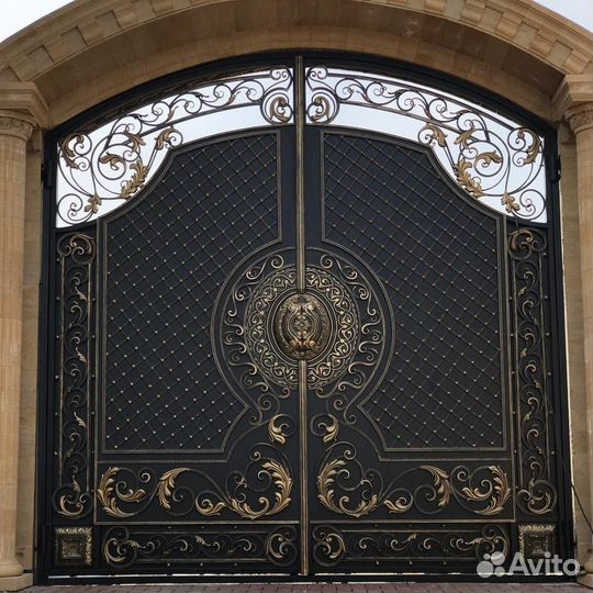 Кованые ворота перила