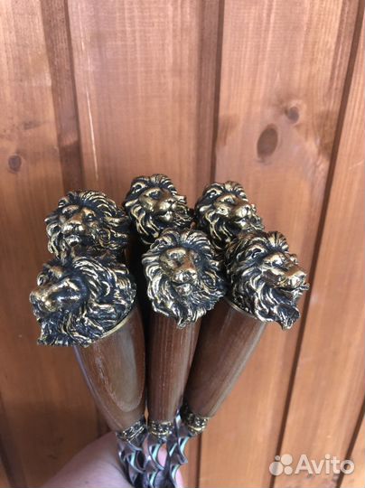 Шампура лев набор из 6 шт