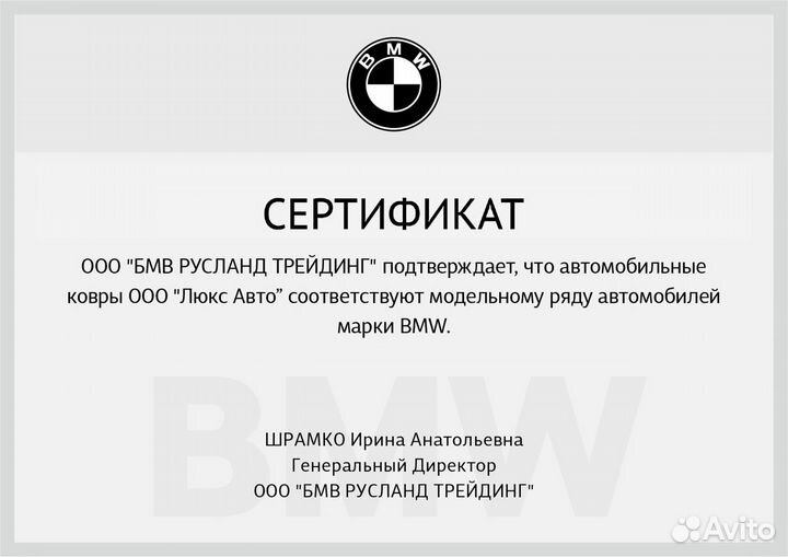 3D Коврики BMW X5 E70 Экокожа Салон Багажник