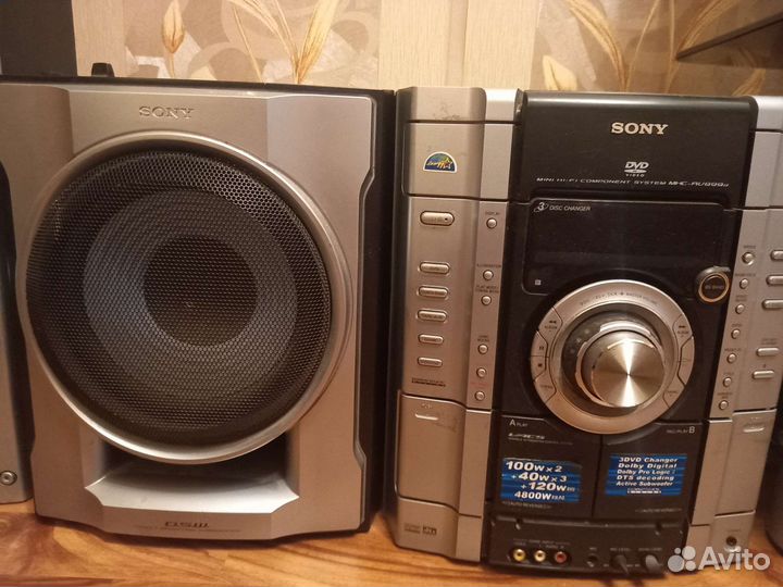 Музыкальный центр sony mhc