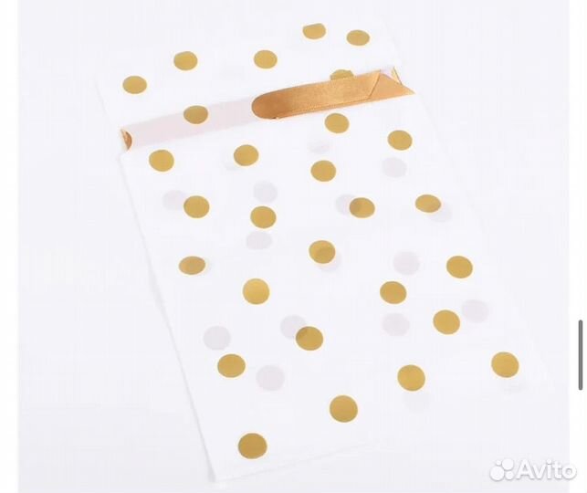 10 Подарочных пакетов + Заколка в подарок