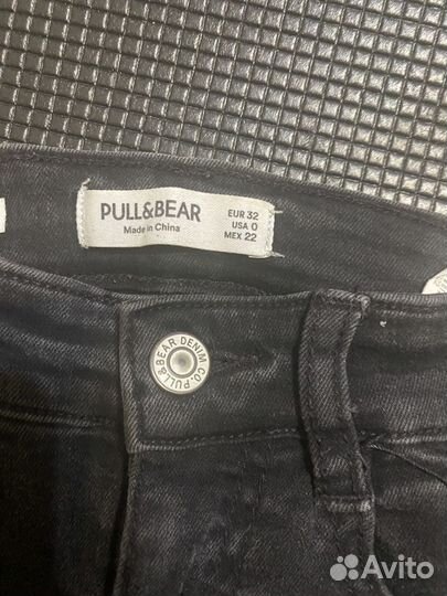 Джинсы скинни pull&bear