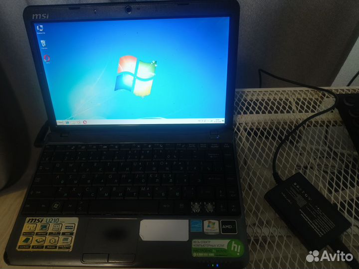Ноутбук msi u210