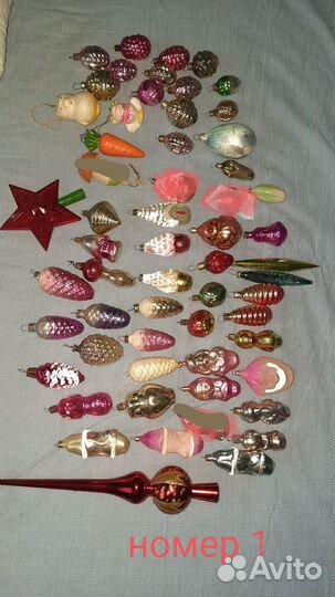 Елочные игрушки СССР