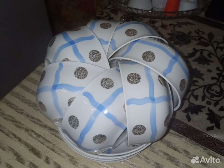 Новый чайный сервиз Дулево 1964 г