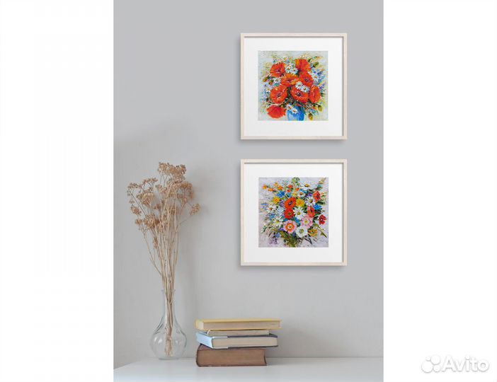 Картина с цветами 
