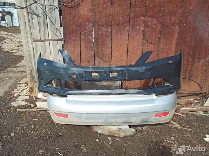 Задний бампер priora 1