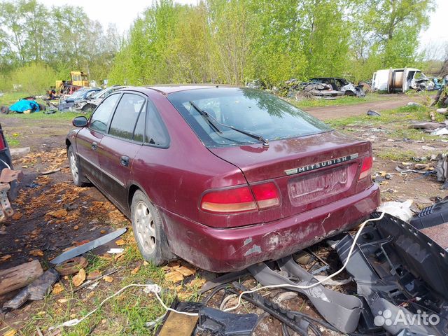 Крышка багажника со стеклом митсубиси галант 55