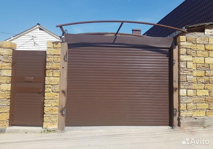 Рулонные ворота уличные ворота