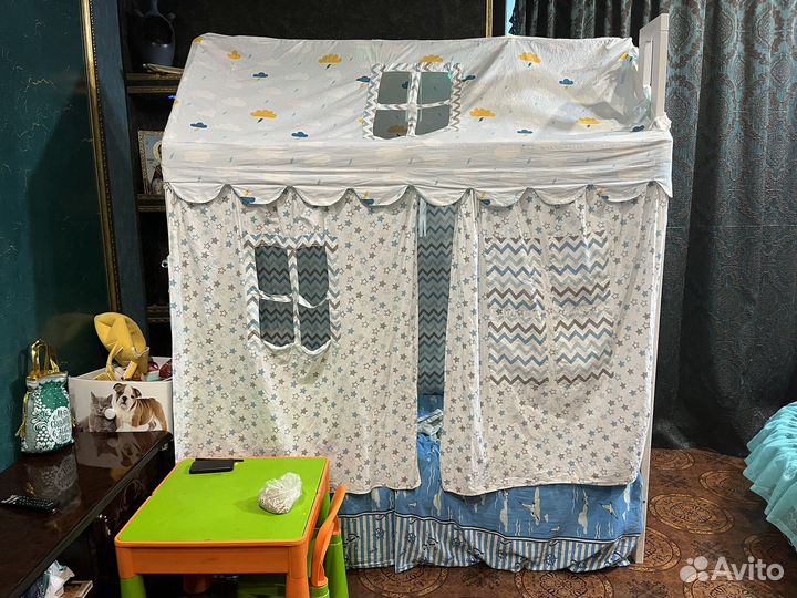 Детская кровать домик бу