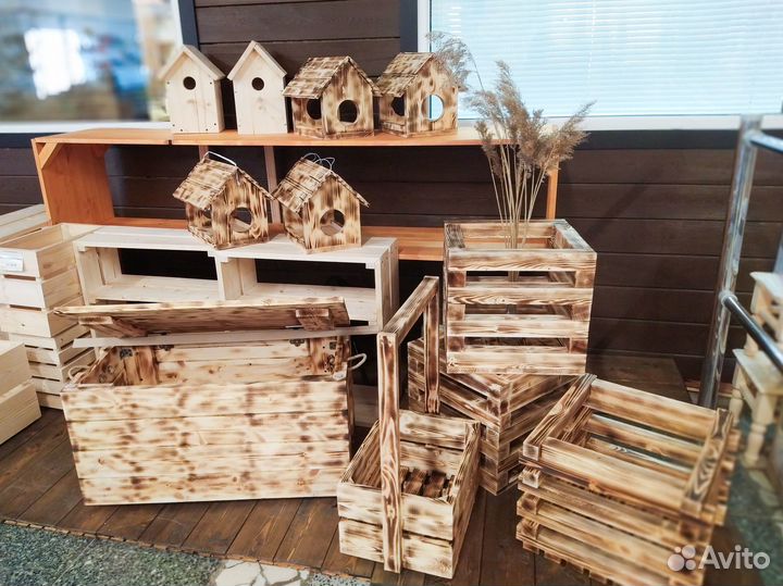 Ящик деревянный с крышкой, сундук