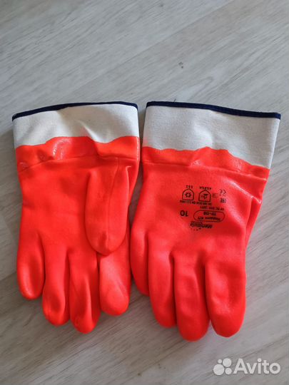 Перчатки рабочие прорезиненные