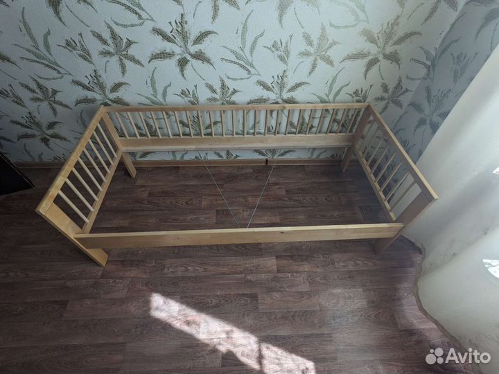 Кровать IKEA Гулливер и Матрас vyssa+бортик