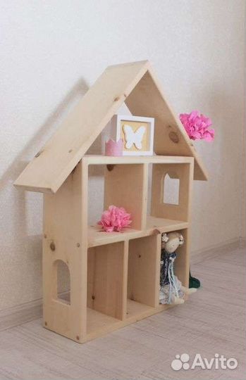 Детский домик. Полочка для детей. Кукол. Книг
