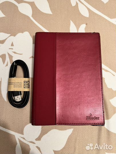 Эл. книга Sony PRS-T2 RED чехол с подсветкой