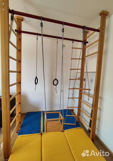 Деревянный спортивный комплекс Карусель
