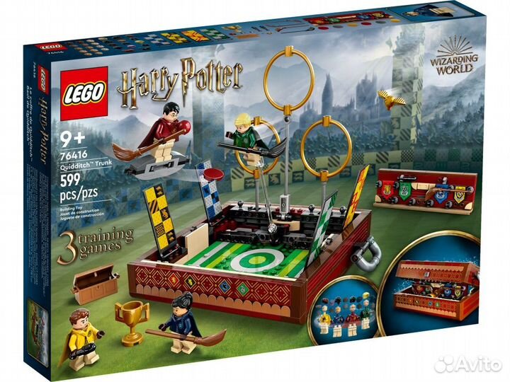 Lego Harry Potter 76416 квиддич новый