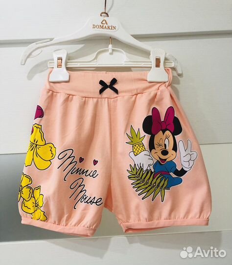 Шорты с мики новые Турция 122 128