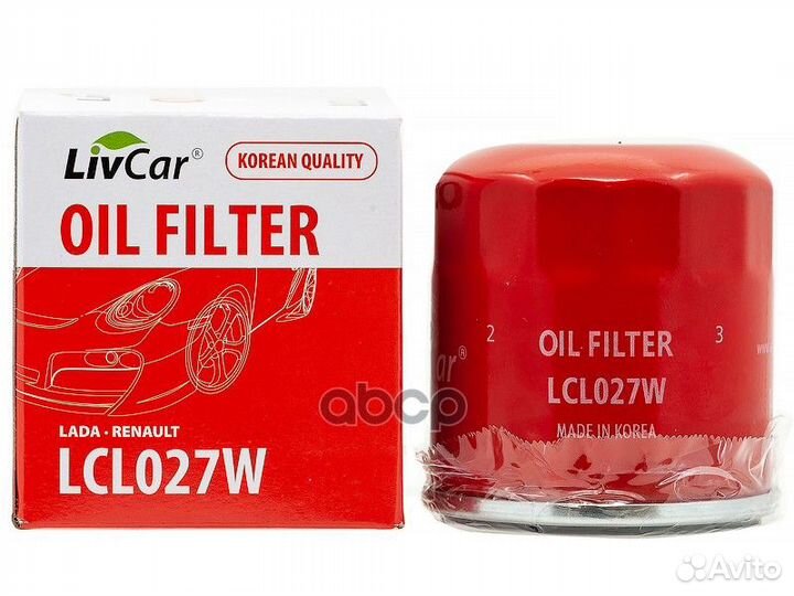 Фильтр масляный LivCar OIL filter LCL027W lcl027w